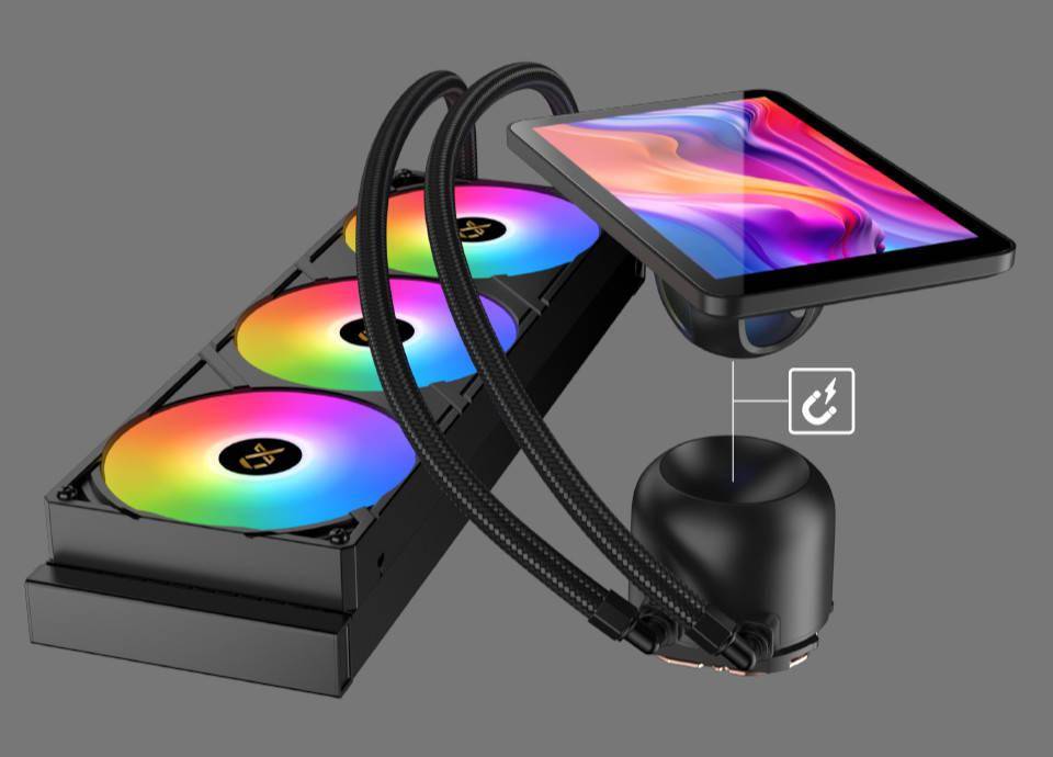 7 英寸副屏级显示模组，富钧推出 Connect Pro 360 一体式水冷