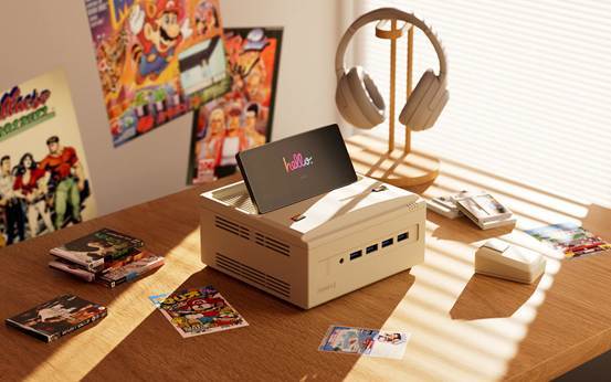 自带屏幕的潮酷迷你主机:AYANEO Retro Mini PC AM01S