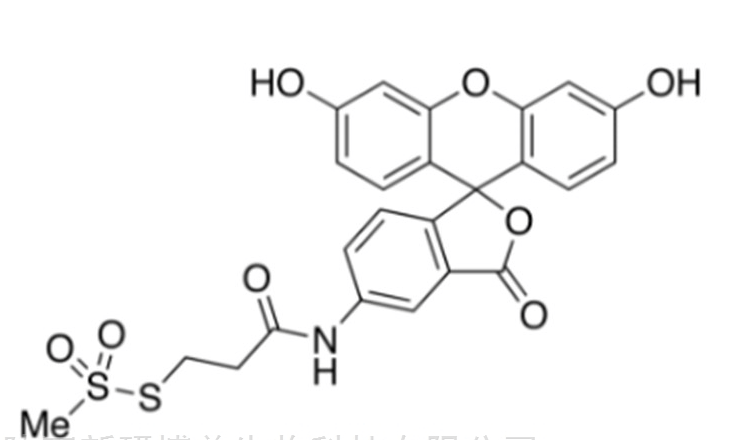 2-[(5-Fluoresceinyl)aminocarbonyl]ethyl Methanethiosulfonate，351330-42-2的荧光特性