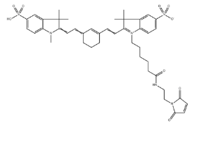 2183440-59-5，DiSulfo-Cyanine7 MAL一种水溶性的近红外荧光染料